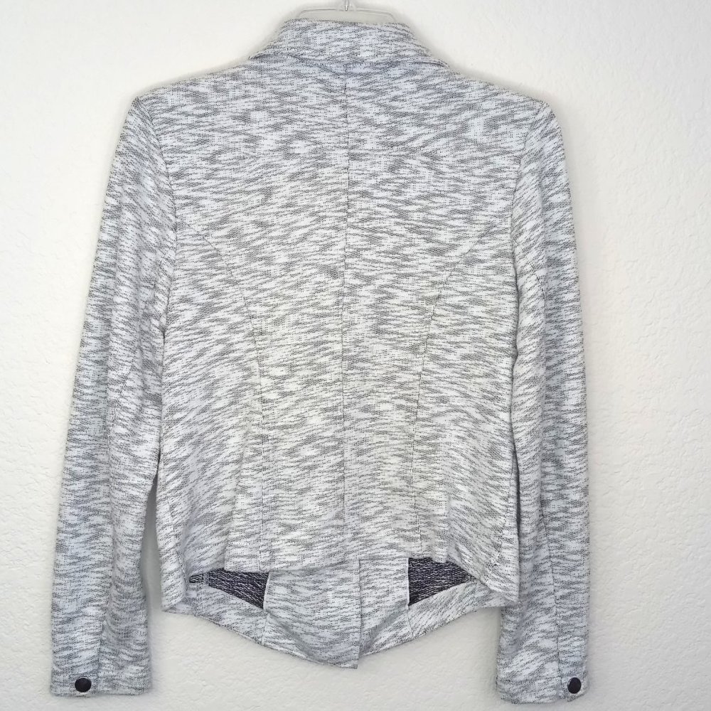 CABI Gray Neo Moto Jacket Blazer M - Picture 8 of 13